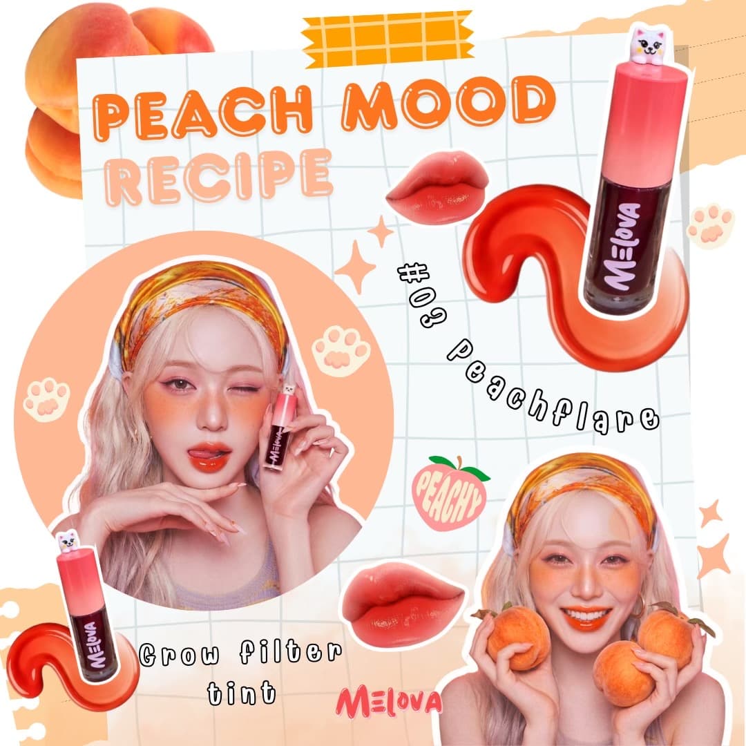 เตือนแล้วนะ ⚠️ สีนี้ทาแล้ว “หยุดสวยไม่ได้” 🍑✨ Melova 03 Peachflare สีส้มพีชที่ถูกต้องงงง ✨ ทาแล้วหน้าดูสดใสเหมือนเปิดฟิลเตอร์เอง 😭🧡 บางๆ = น่ารักน่าฟัด ทาหนาๆ = ตัวมัมสายฝอ คือสวยแบบ “ตื่นมาก็รอด” 💅 ใครยังไม่มีลิปสีพีชดีๆ อันนี้คือควรโดนมากกก 😼🍑 #Melova #Peachflare #ลิปพีช #ลิปทินท์ #เมโลว่า